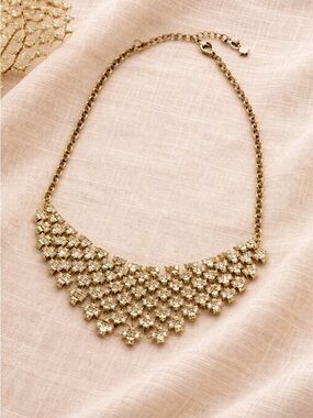 Torrid Gold Rhinestone Statement Necklace ✨ NEW